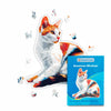 Animal Jigsaw Puzzle > Wooden Jigsaw Puzzle > Jigsaw Puzzle A4 + Paper Box American Wirehair Cat - Jigsaw Puzzle
