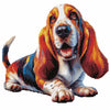 Basset Hound Hund - Diamant Malset