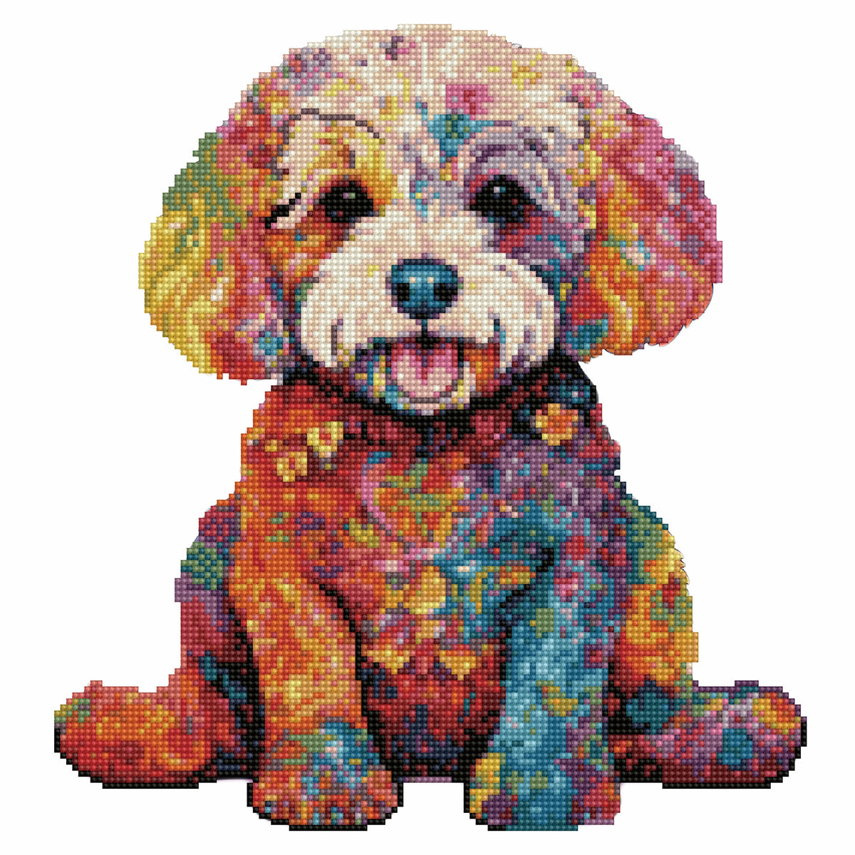 Craft Buddy Diamant-Malset „Delfin-Sonnenaufgang“ – 30x30 Cm, Mit Allem Zubehör