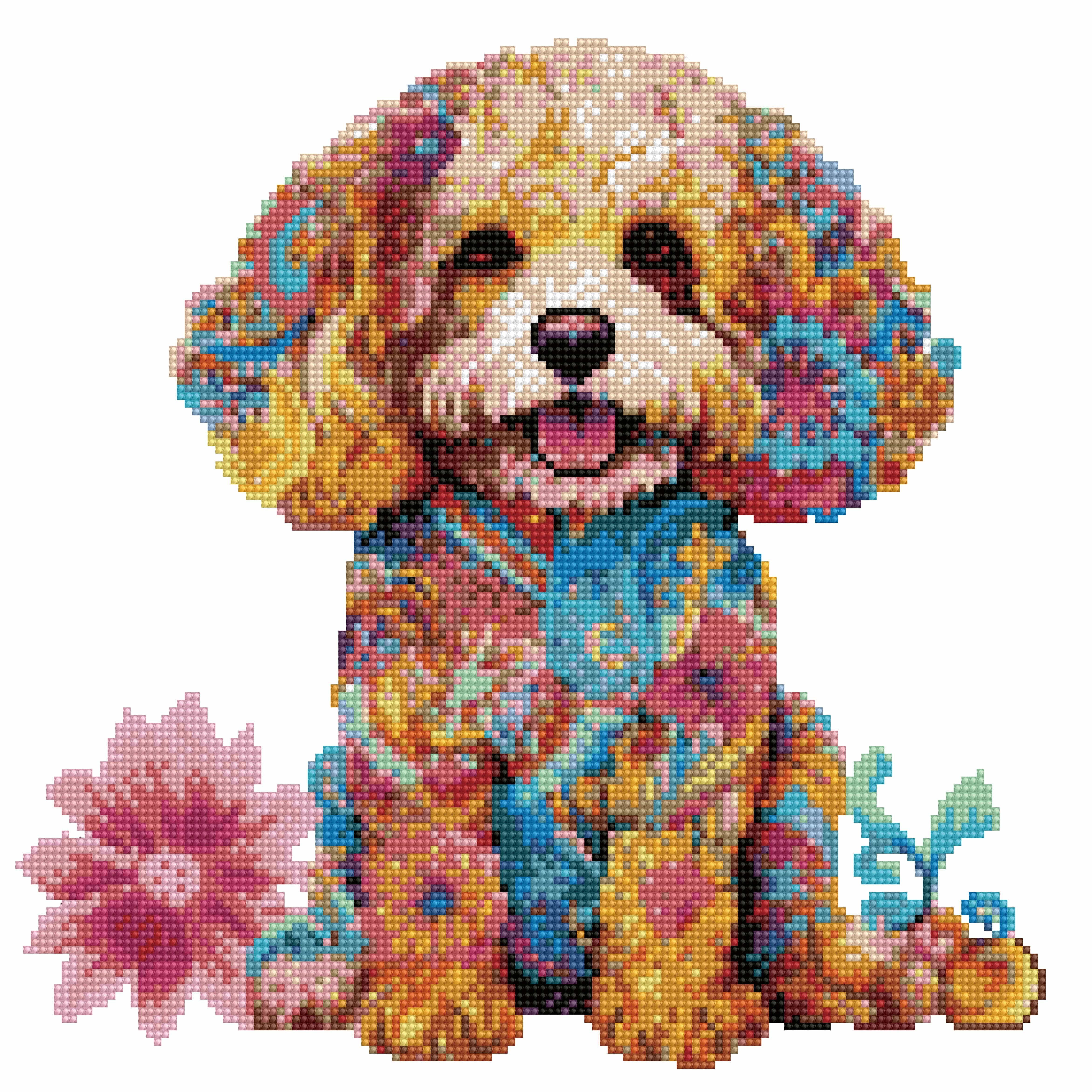 40x40cm Cavapoo Dog - Diamond Painting Kit