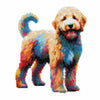 Goldendoodle Hund - Diamant Malset