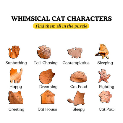 Animal Jigsaw Puzzle > Wooden Jigsaw Puzzle > Jigsaw Puzzle Chausie Cat - Jigsaw Puzzle