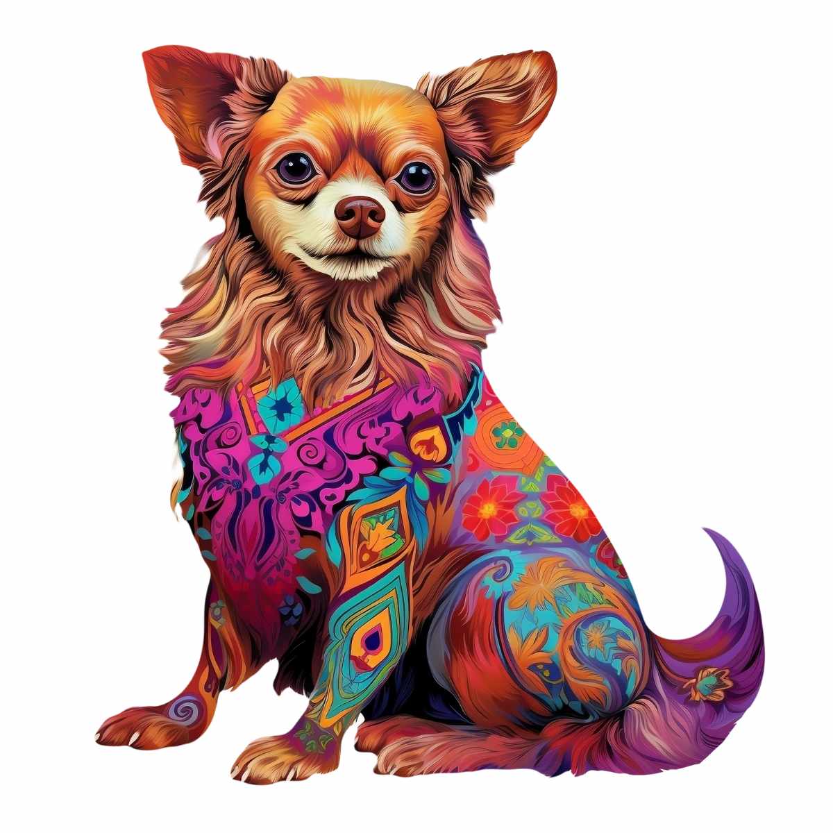 Animal Jigsaw Puzzle > Wooden Jigsaw Puzzle > Jigsaw Puzzle A3 Chihuahua Dog - Jigsaw Puzzle