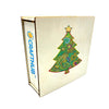 A3+Wooden Box Christmas Tree - Wooden Jigsaw Puzzle