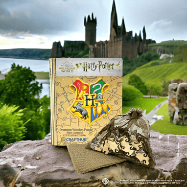 Animal Jigsaw Puzzle > Wooden Jigsaw Puzzle > Jigsaw Puzzle Harry Potter - Hogwarts Crests Wooden Jigsaw Puzzle