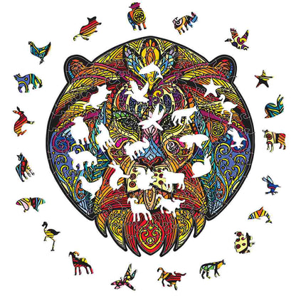 Regenbogenlöwe - Puzzel