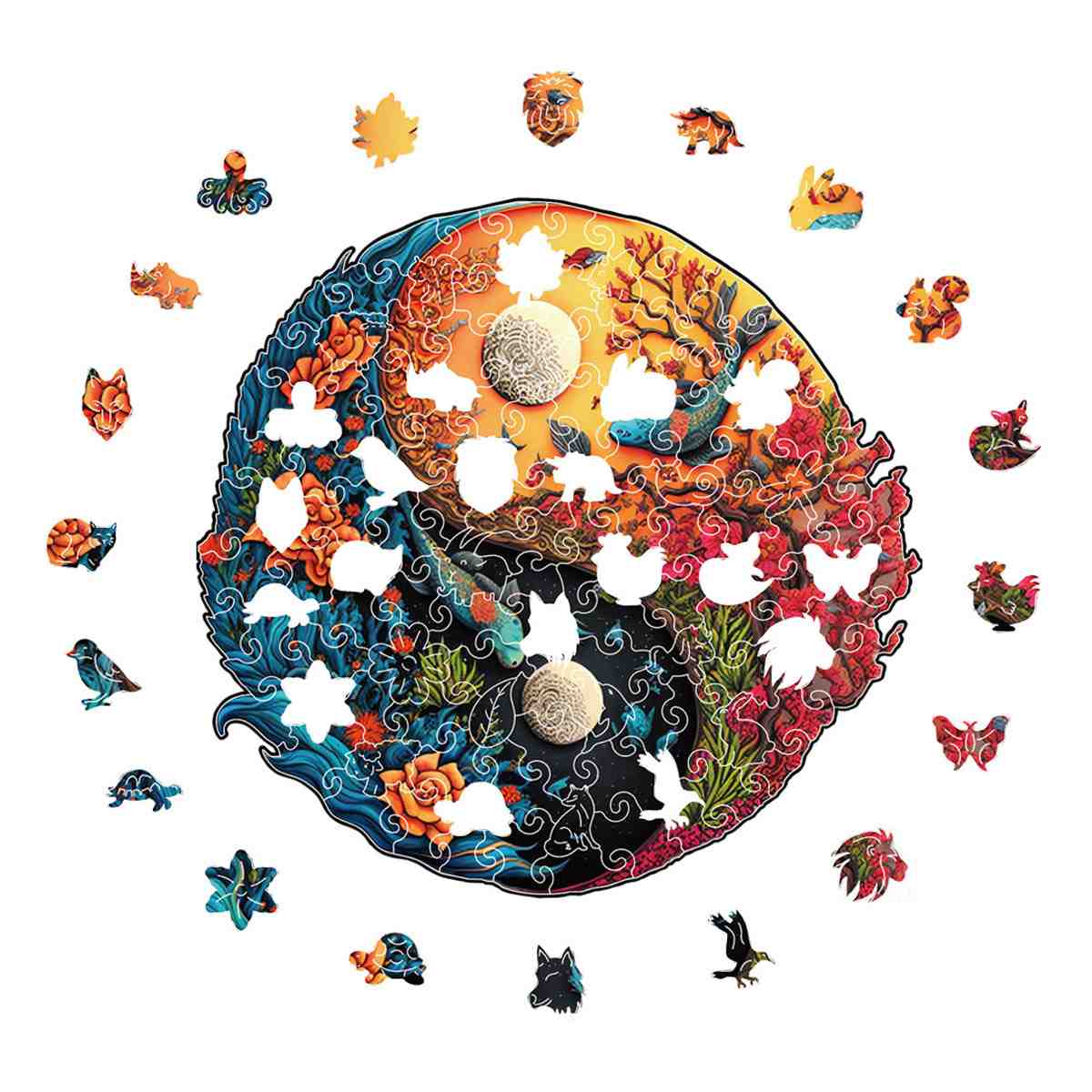 Natur Yin Yang - Puzzel