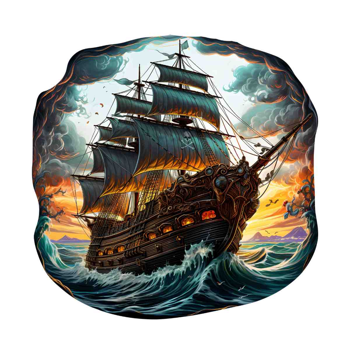 Animal Jigsaw Puzzle > Wooden Jigsaw Puzzle > Jigsaw Puzzle Ghost Ship - Jigsaw Puzzle