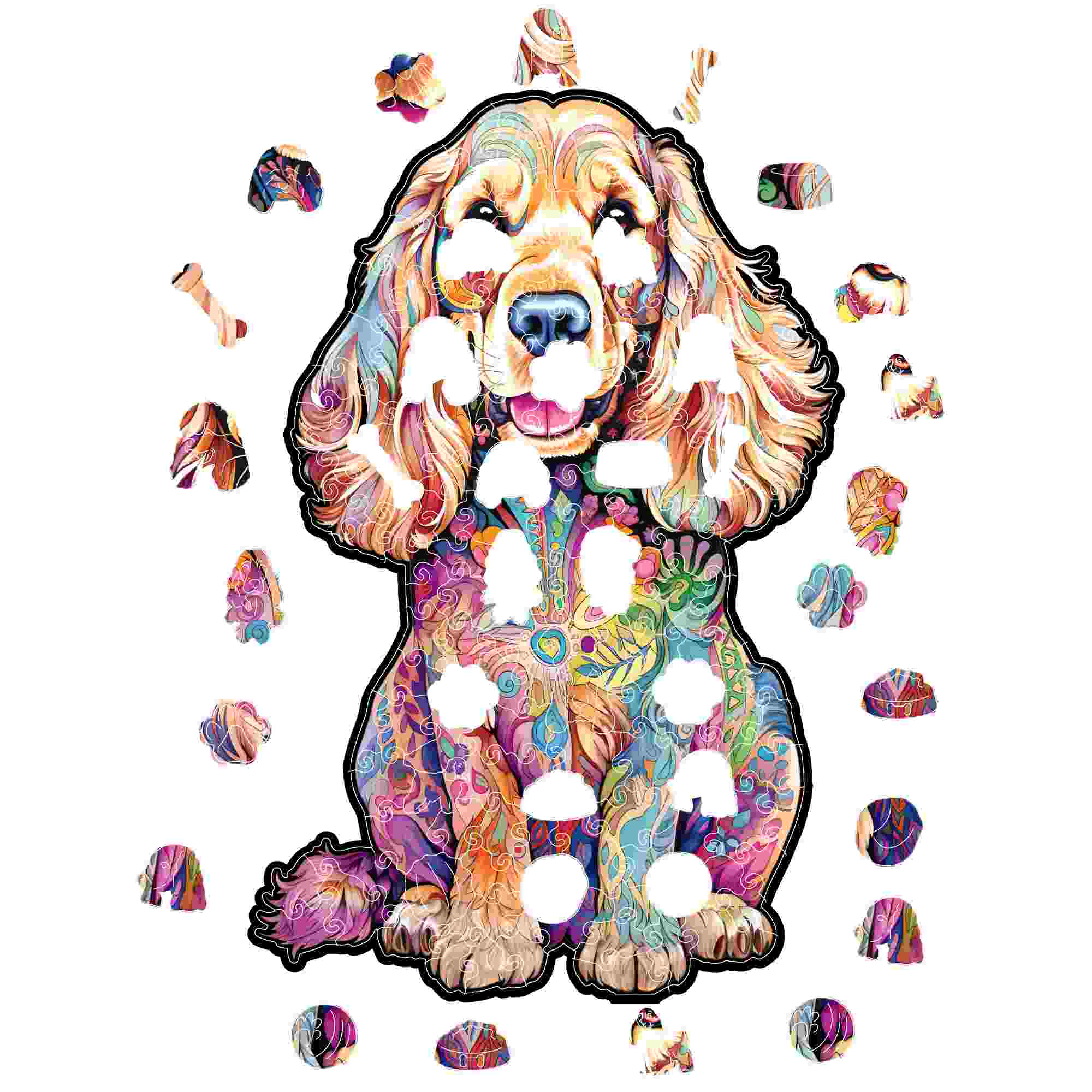 Animal Jigsaw Puzzle > Wooden Jigsaw Puzzle > Jigsaw Puzzle Cocker Spaniel - Jigsaw Puzzle