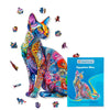 Animal Jigsaw Puzzle > Wooden Jigsaw Puzzle > Jigsaw Puzzle A4 + Paper Box Egyptian Mau Cat - Jigsaw Puzzle