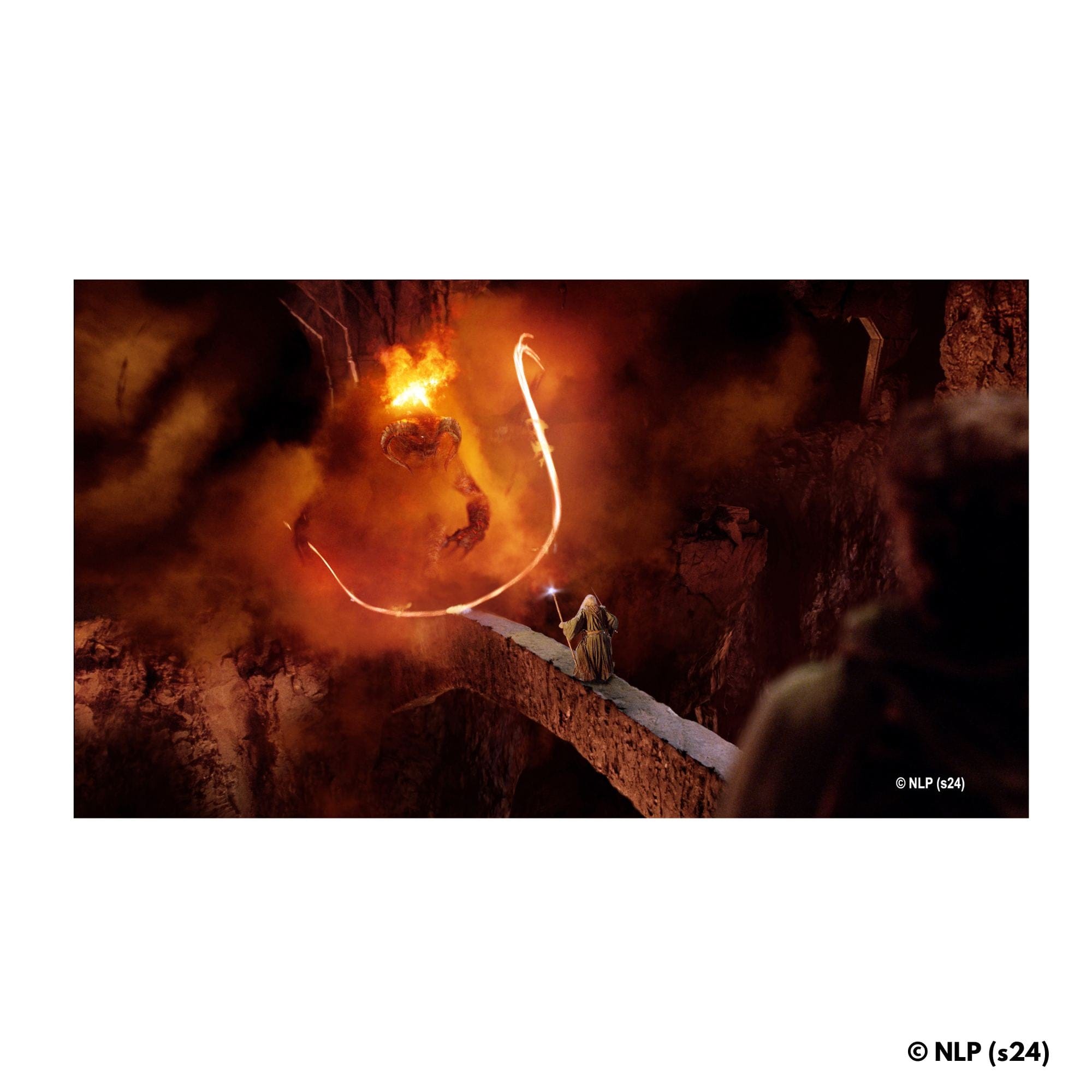 Animal Jigsaw Puzzle > Wooden Jigsaw Puzzle > Jigsaw Puzzle Gandalf’s Final Stand Against Balrog - Wooden Jigsaw Puzzle