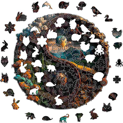 Himmel Yin Yang - Puzzel